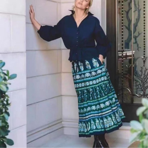 Cara Cara Chase Skirt Blue